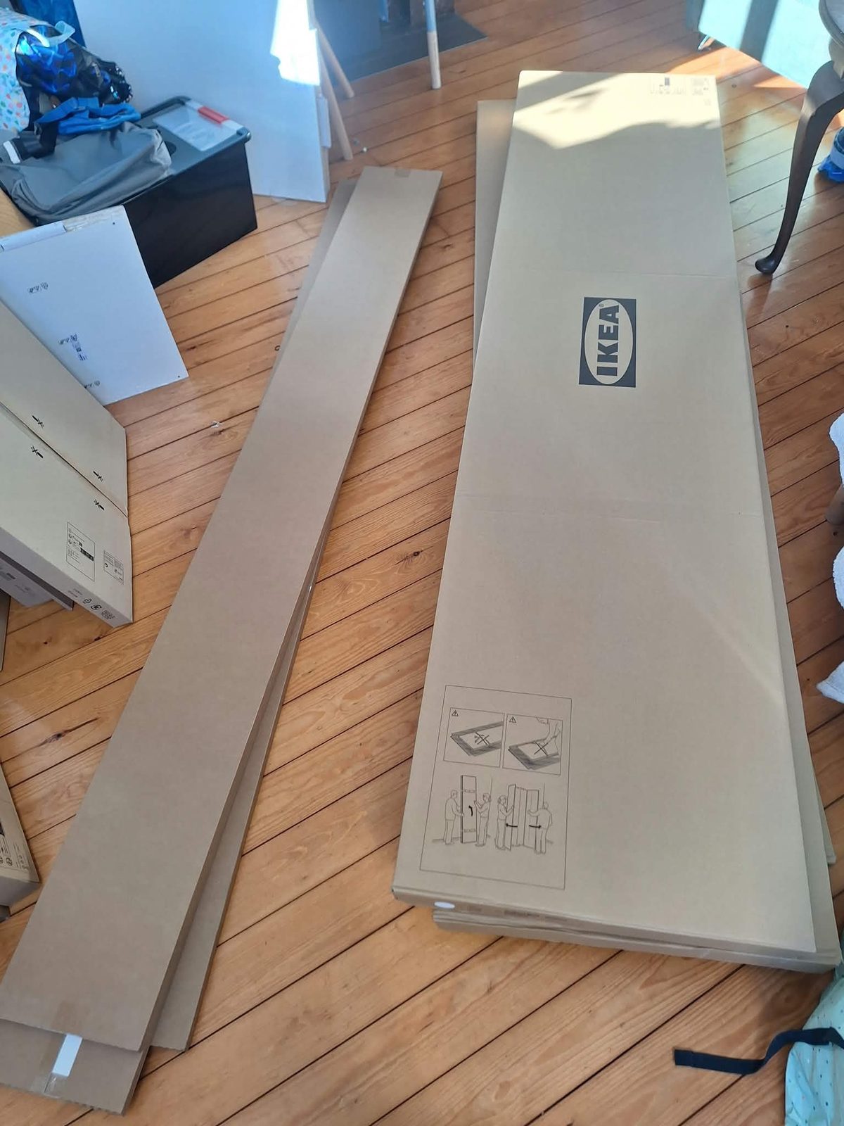 Avant montage — colis IKEA réceptionnés